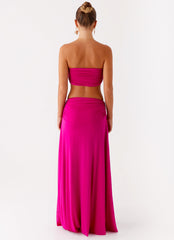 Carlene Maxi Dress - Fuchsia