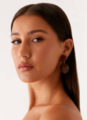 Alton Earrings - Tort