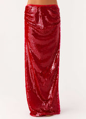 Amosa Maxi Skirt - Fuchsia
