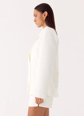 Asher Suiting Blazer - White