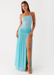 Aurelia Maxi Dress - Aqua