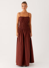 Brooke Maxi Dress - Chocolate