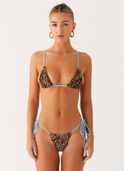 Calista Bikini Top - Cheetah