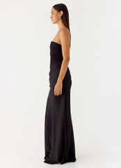 Champagne Skies Maxi Dress - Black