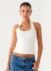 Cladena Top - White