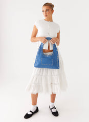 Delaney Shoulder Bag - Blue