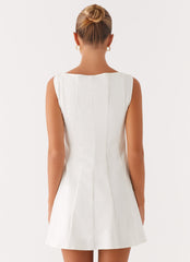 Emelie Mini Dress - White