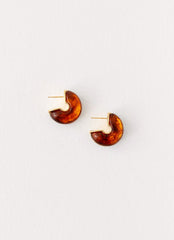 Hugo Earrings - Brown