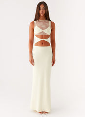 Imperial Maxi Dress - Yellow