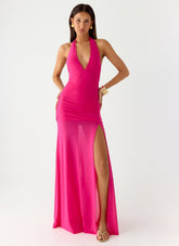 Island Muse Dress - Fuchsia