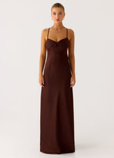 Joanie Maxi Dress - Chocolate