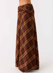 Karolina Maxi Skirt - Plaid