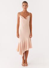 Korby Midi Dress - Pink