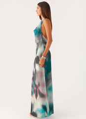 Lost At Sea Maxi Dress - Sea Splash