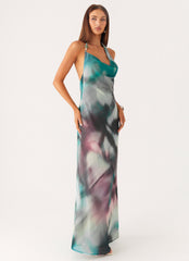 Lost At Sea Maxi Dress - Sea Splash