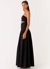 Lumen Maxi Dress - Black