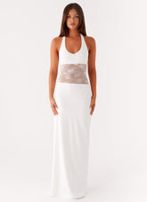 Main Focus Maxi Dress - White