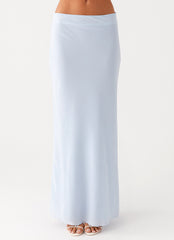 Michaella Chiffon Maxi Skirt - Blue