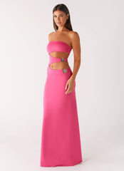 Montego Maxi Dress - Pink