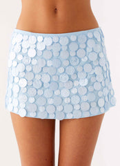 Movie Star Mini Skirt - Blue