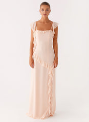 Naya Maxi Dress - Peach