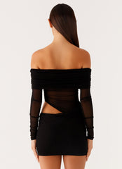 No Doubt Mini Dress - Black