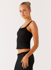 Ophira Cami Top - Black