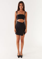 Pia Mini Dress - Black
