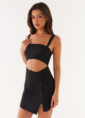 Pia Mini Dress - Black