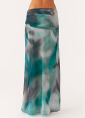 Rimi Maxi Skirt - Sea Splash