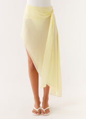 Tilly Swim Skirt - Pastel Yellow