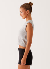 Tyne Knit Vest - Grey