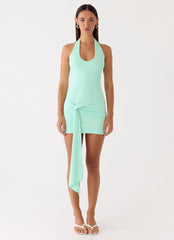 Vedetta Mini Dress - Aqua