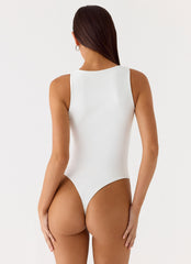 Vincenza Bodysuit - White