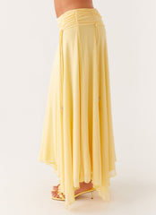 Kirrabilli Midi Skirt - Yellow