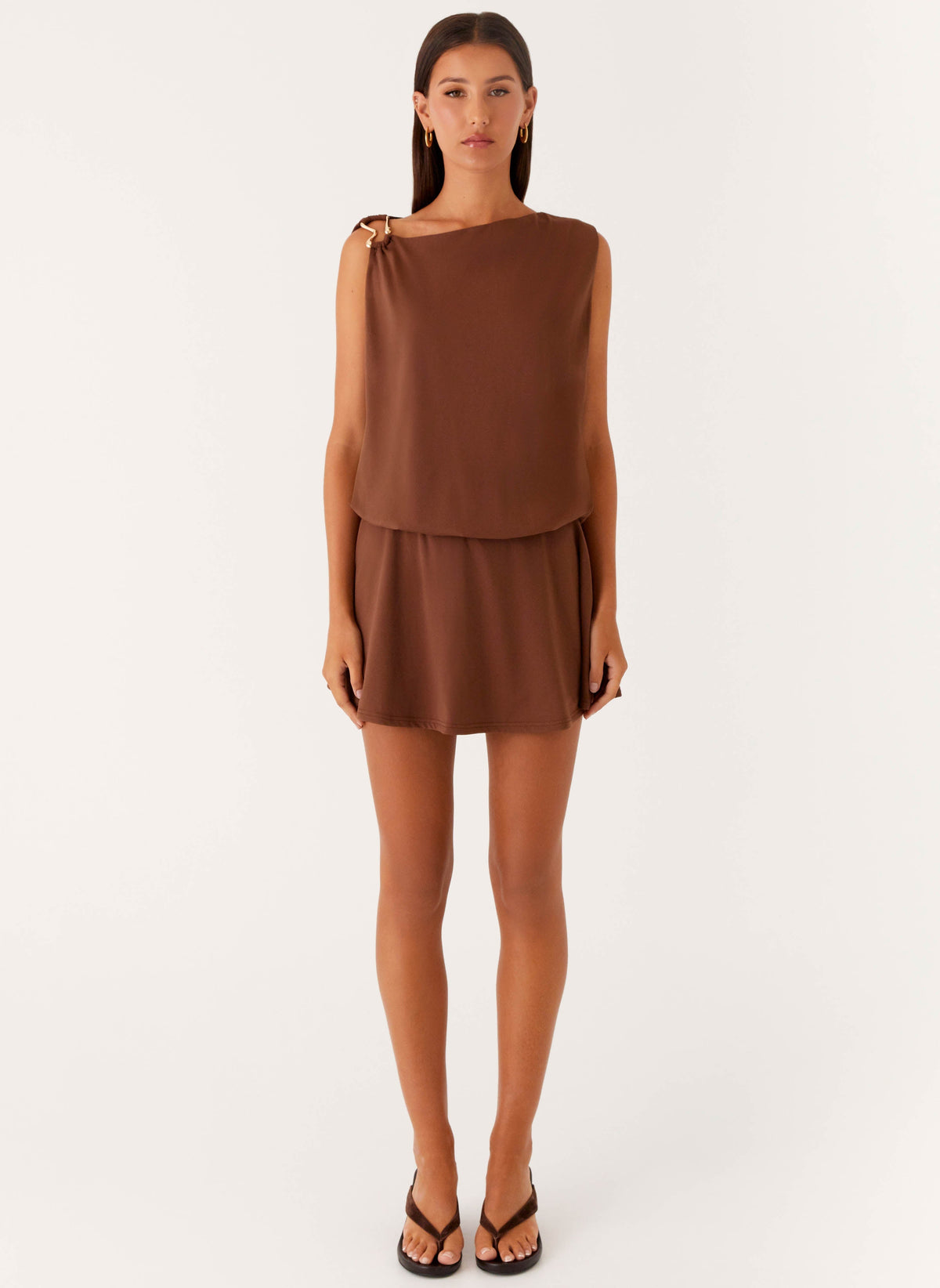 Ala Mini Dress - Chocolate