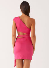 Amara Mini Dress - Hot Pink