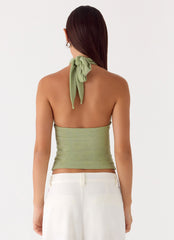 Amber Light Top - Sage