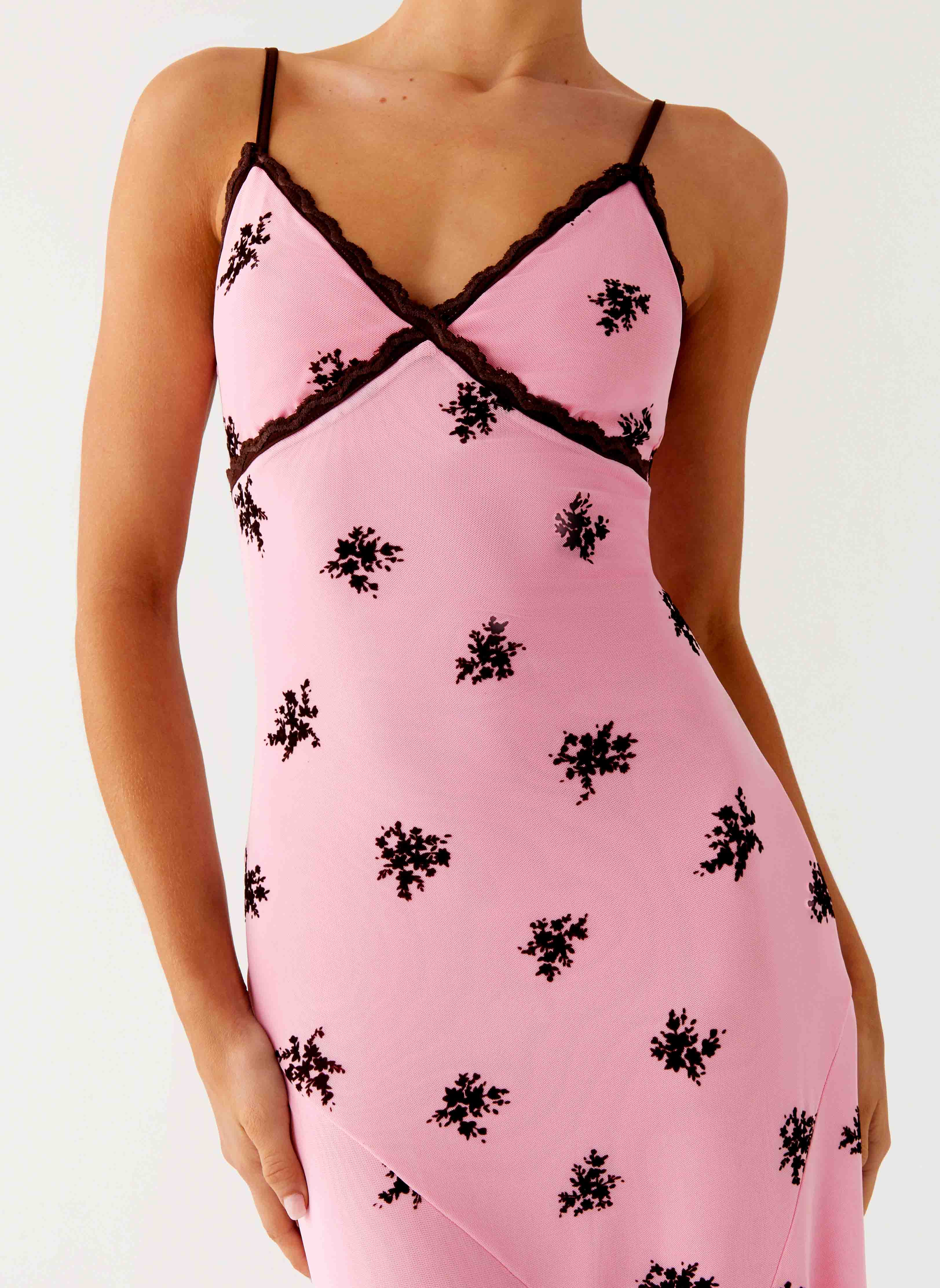 Amelia Midi Dress - Pink