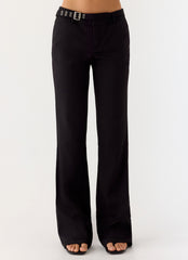 Anaiis Low Rise Pant - Black