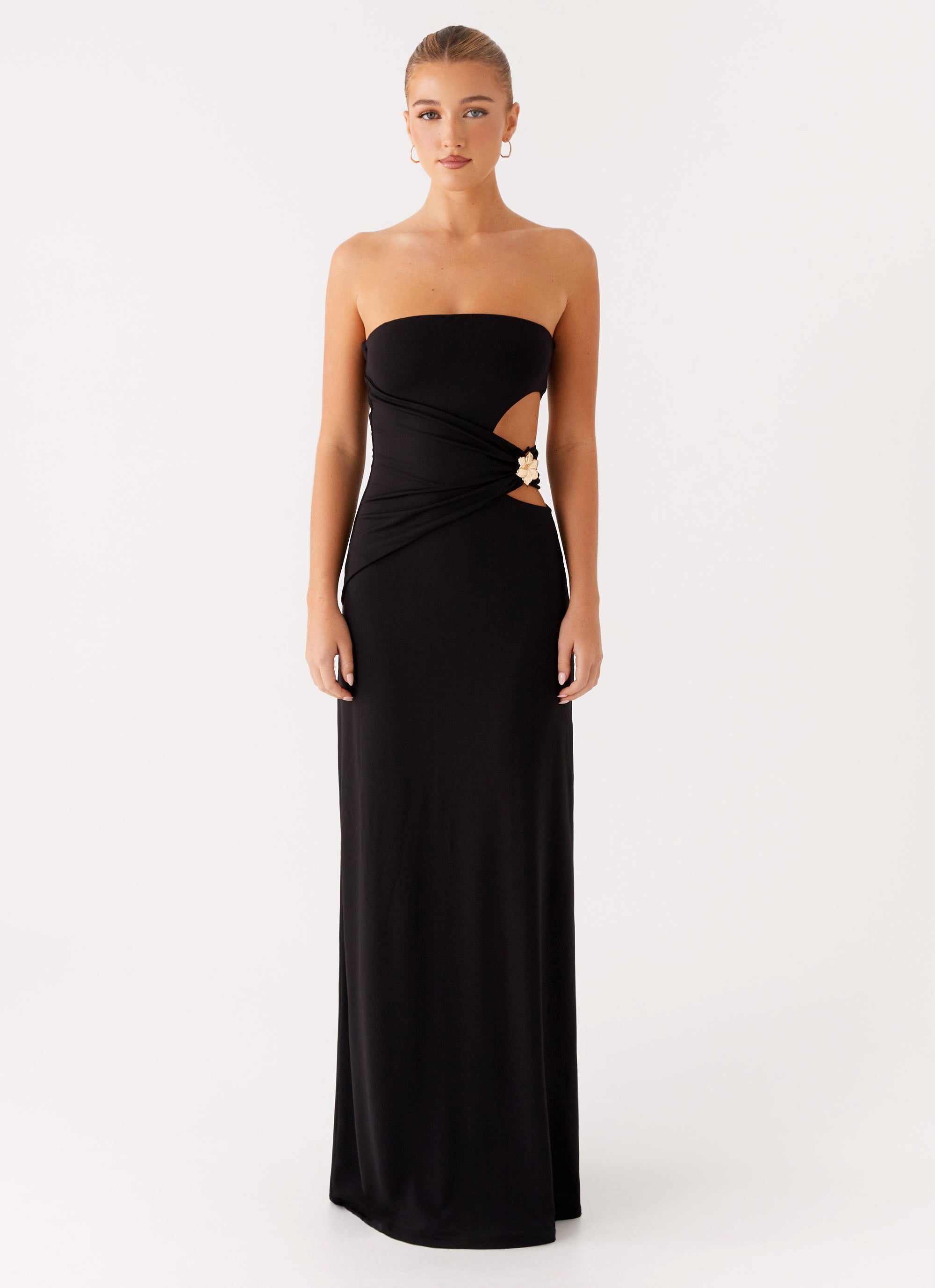 Anetta Maxi Dress - Black