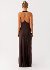 Angie Maxi Dress - Chocolate