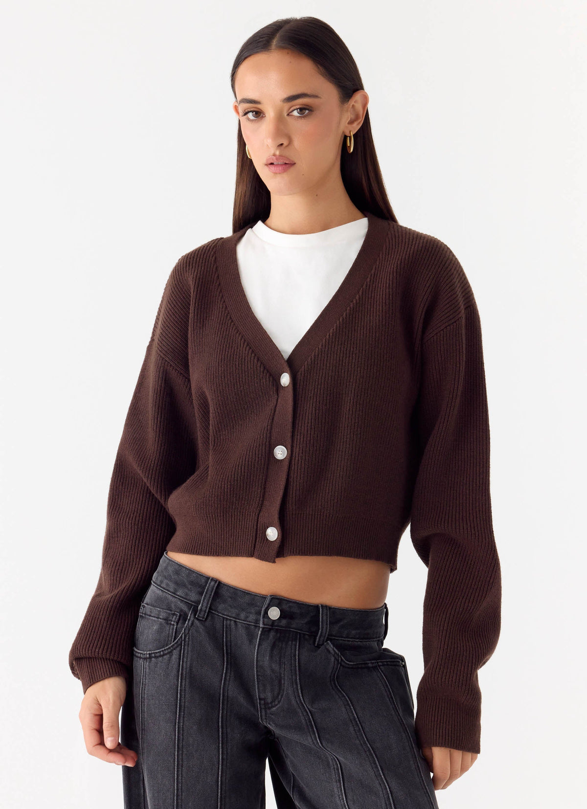 Ashby Knit Sweater - Chocolate