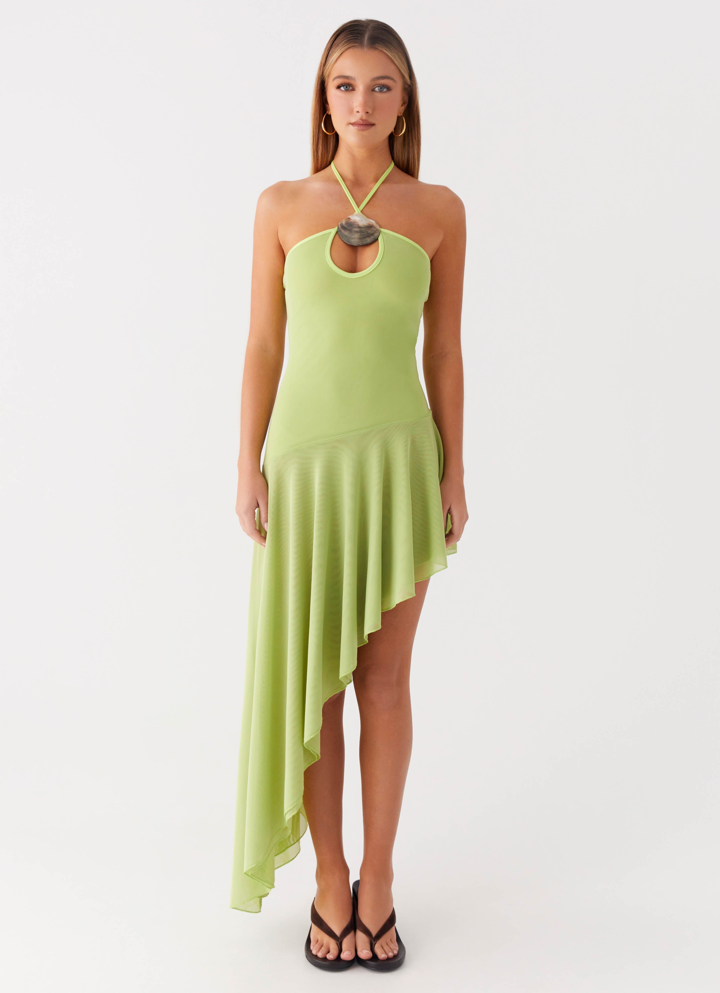 Avigalle Maxi Dress - Lime