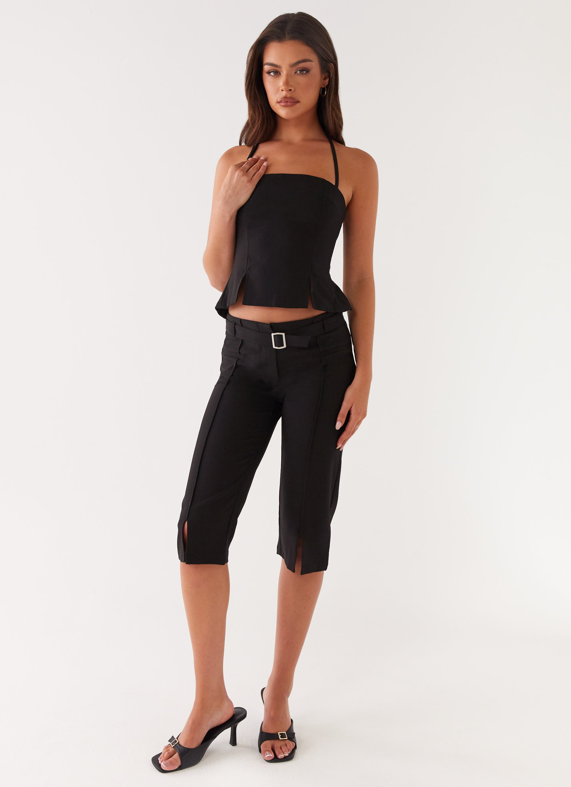 Banks Capri Pants - Black