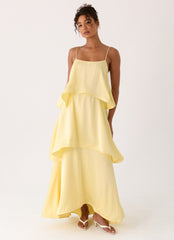 Becka Maxi Dress - Yellow