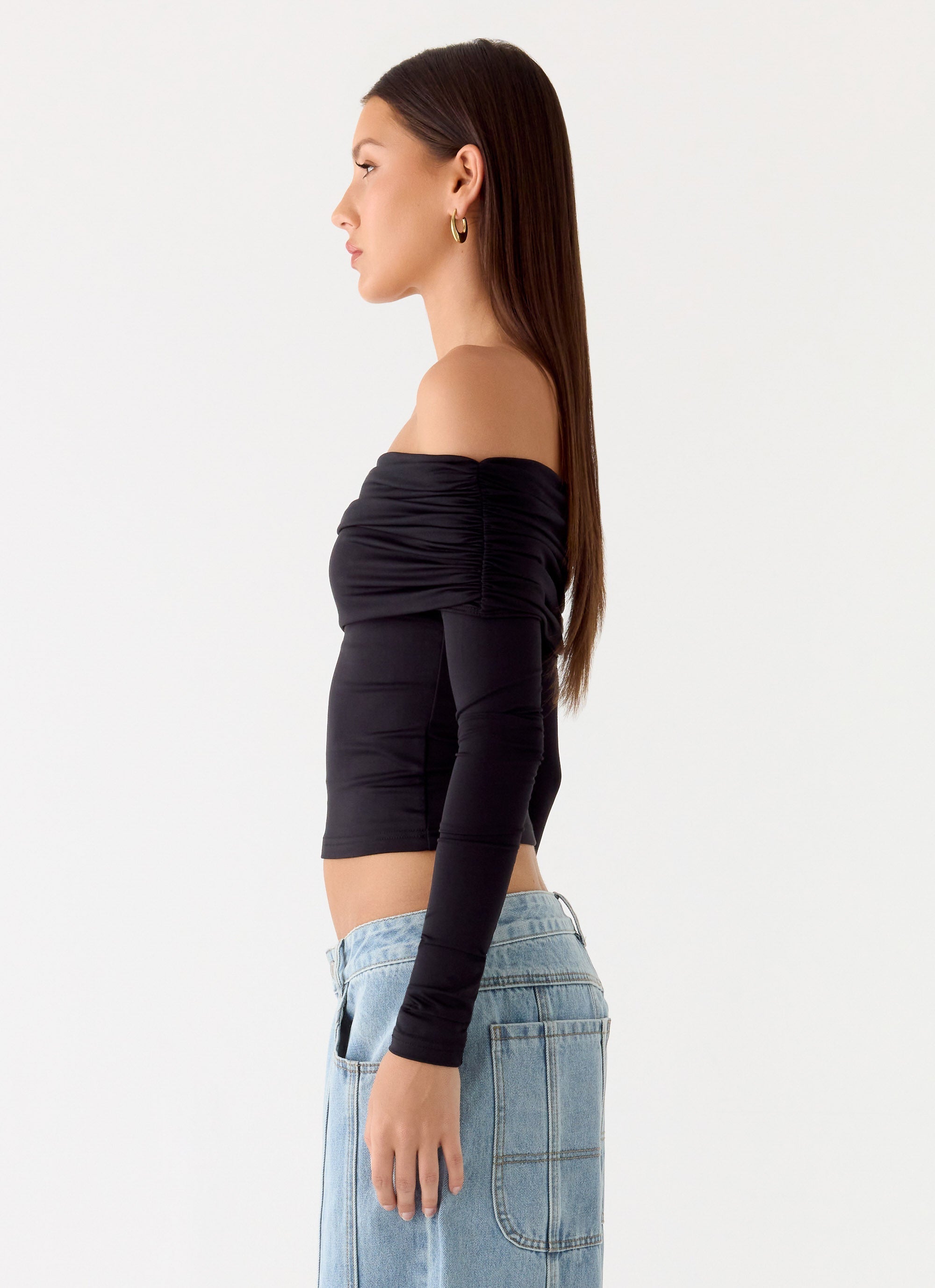 Better Now Long Sleeve Top - Black