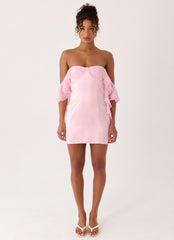 Bex Strapless Mini Dress - Pink