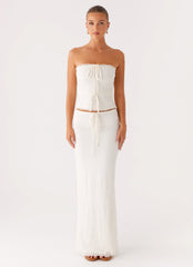 Blakely Maxi Skirt - Ivory