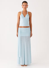 Blaze Maxi Skirt - Blue